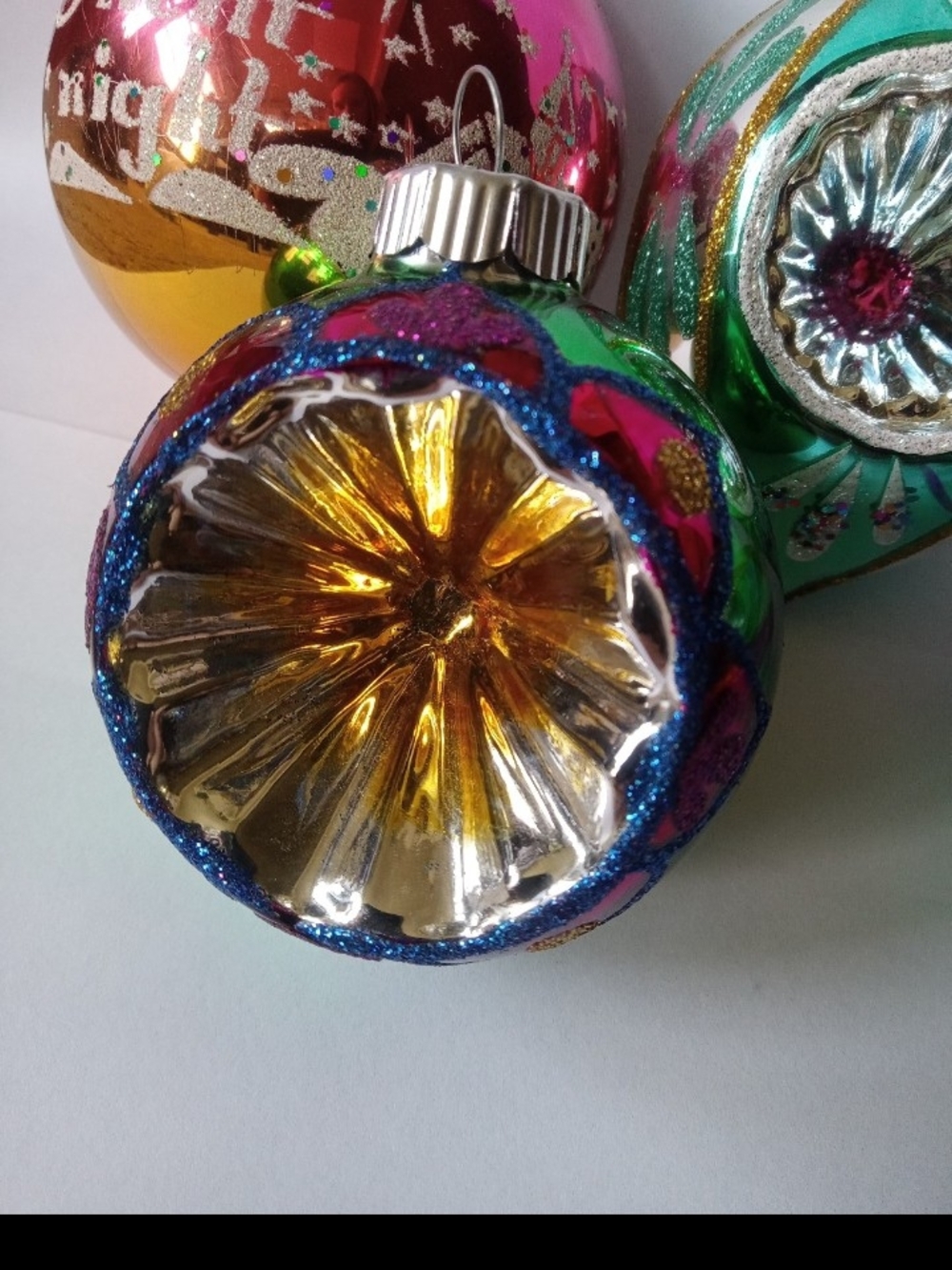 Christopher Radko Shiny Brite Christmas Ornaments - Picture 5 of 5